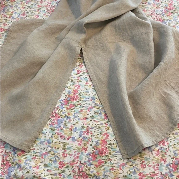 Garnet Hill 100% Linen Maxi Skirt Size10 - Picture 6 of 9